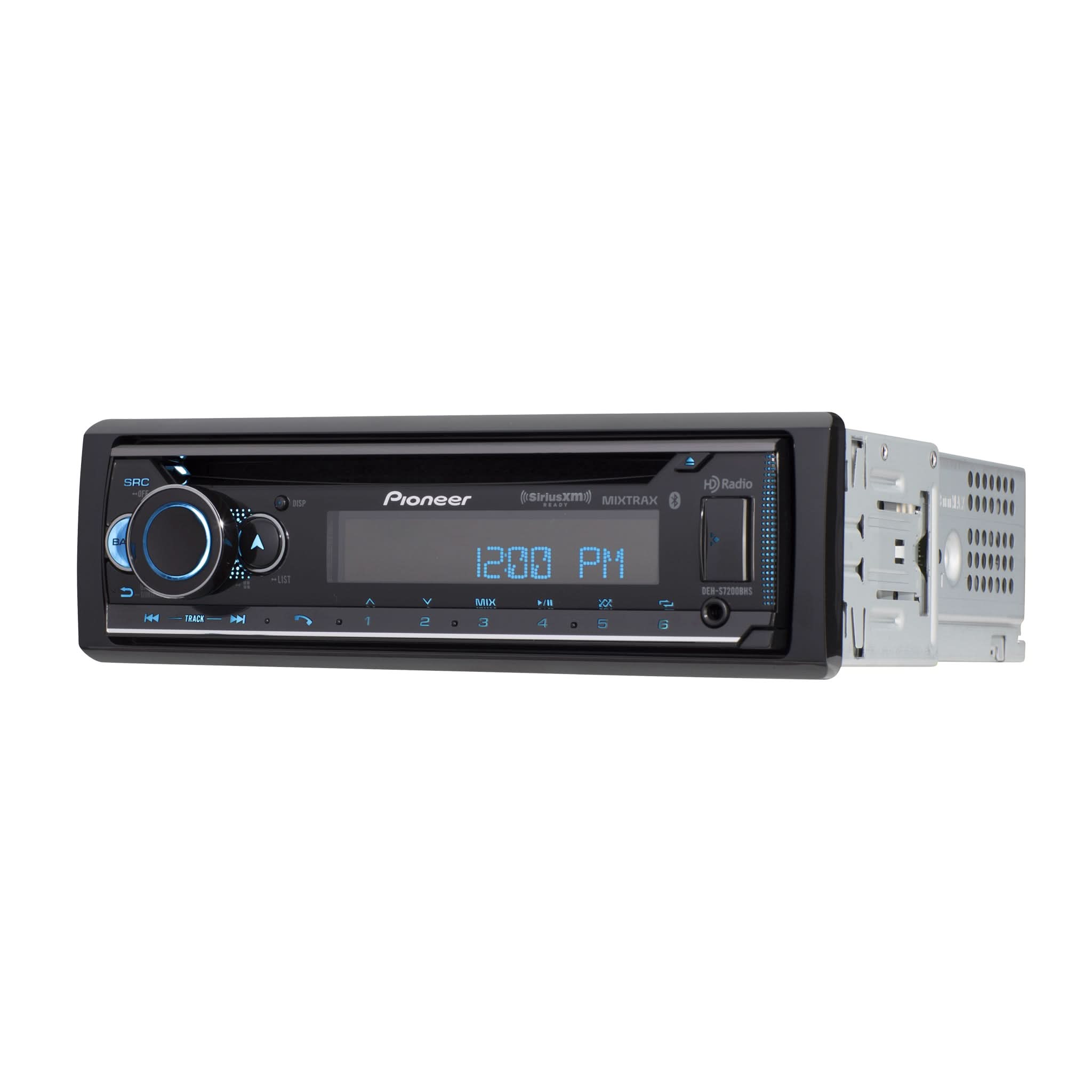 Pioneer car stereo receiver on a white background
