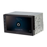 Pioneer car multimedia player with touchscreen display on a white background