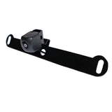 Car backup camera with black bracket on a white background