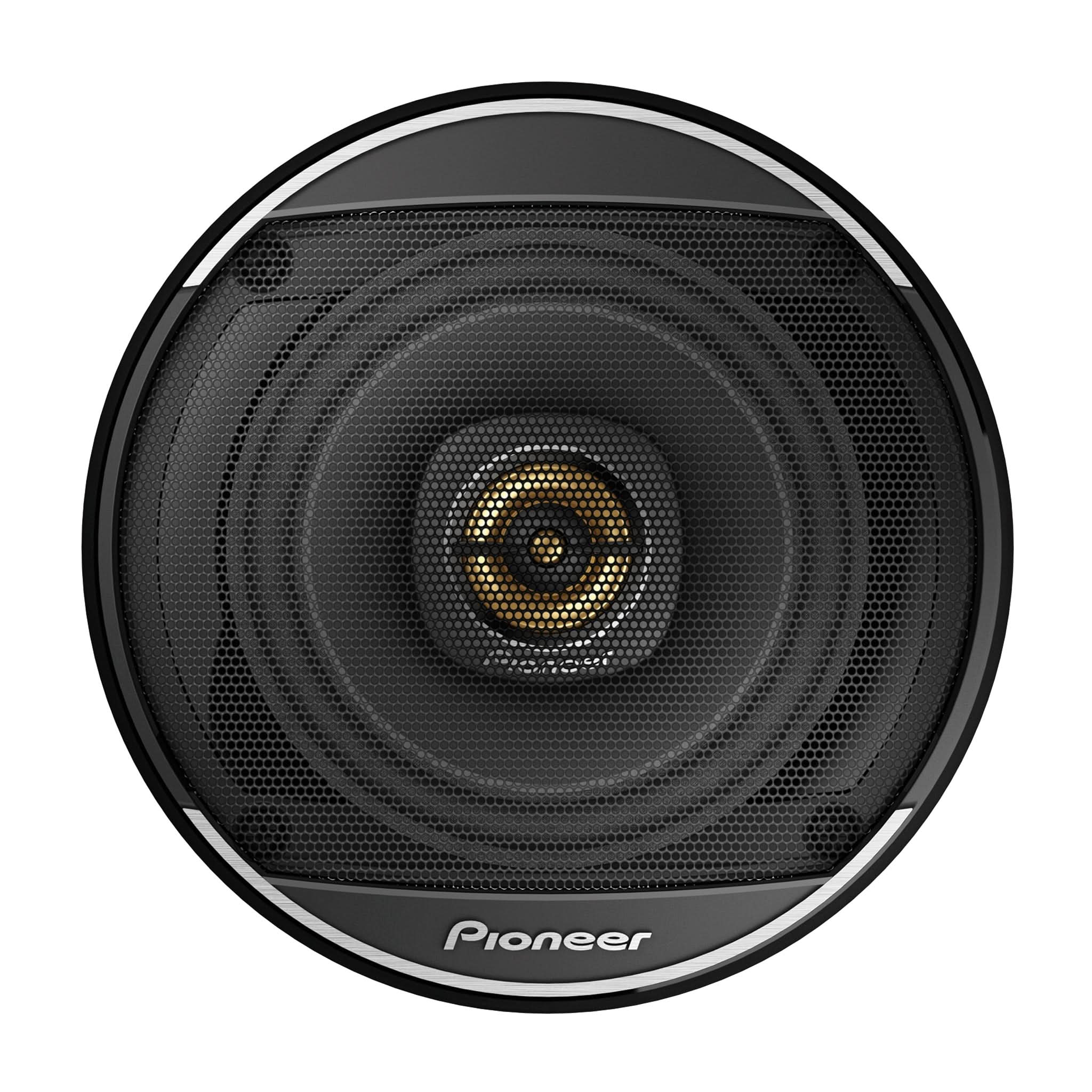 Pioneer car speaker on a white background