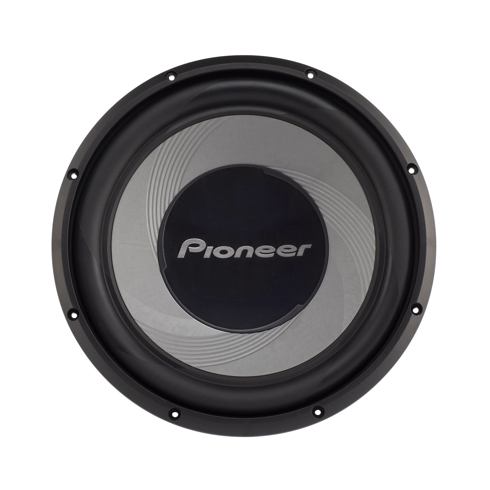 Pioneer speaker on a white background