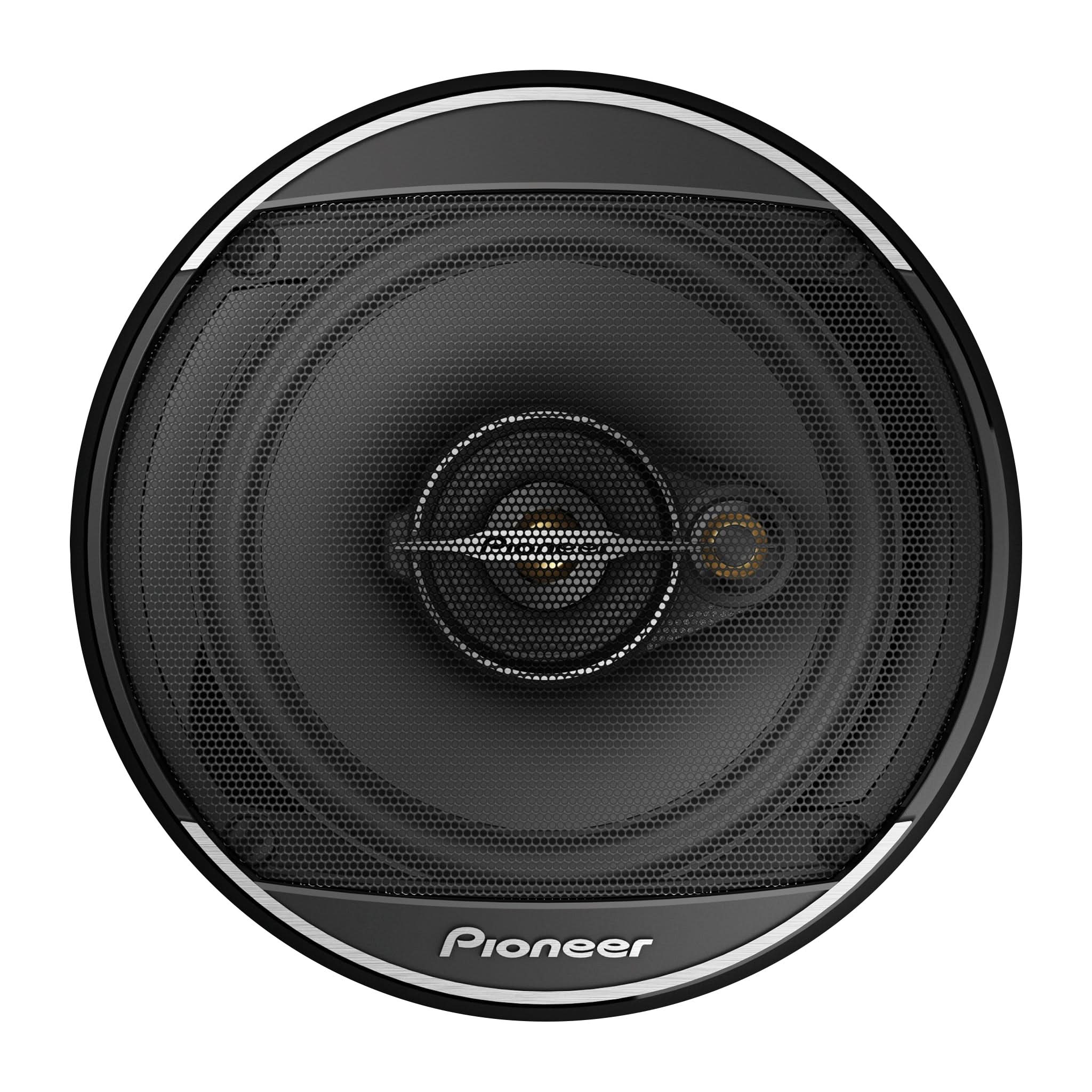 Pioneer car speaker on a white background