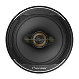 Pioneer car speaker on a white background
