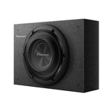 Pioneer subwoofer enclosure on a white background