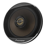 Pioneer car speaker on a white background