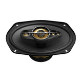 Pioneer car speaker on a white background