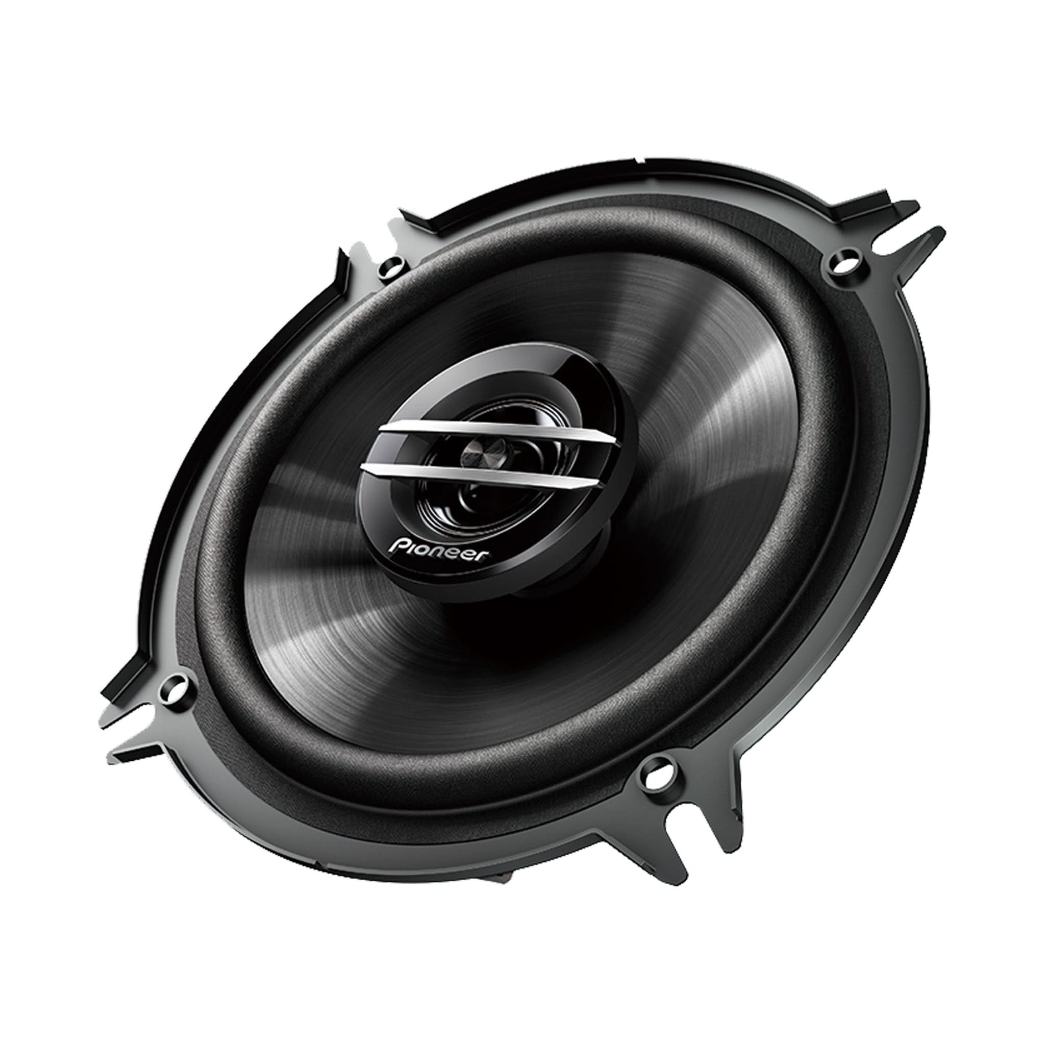 Pioneer car speaker on a white background