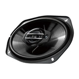 Left angle Pioneer speaker on white background