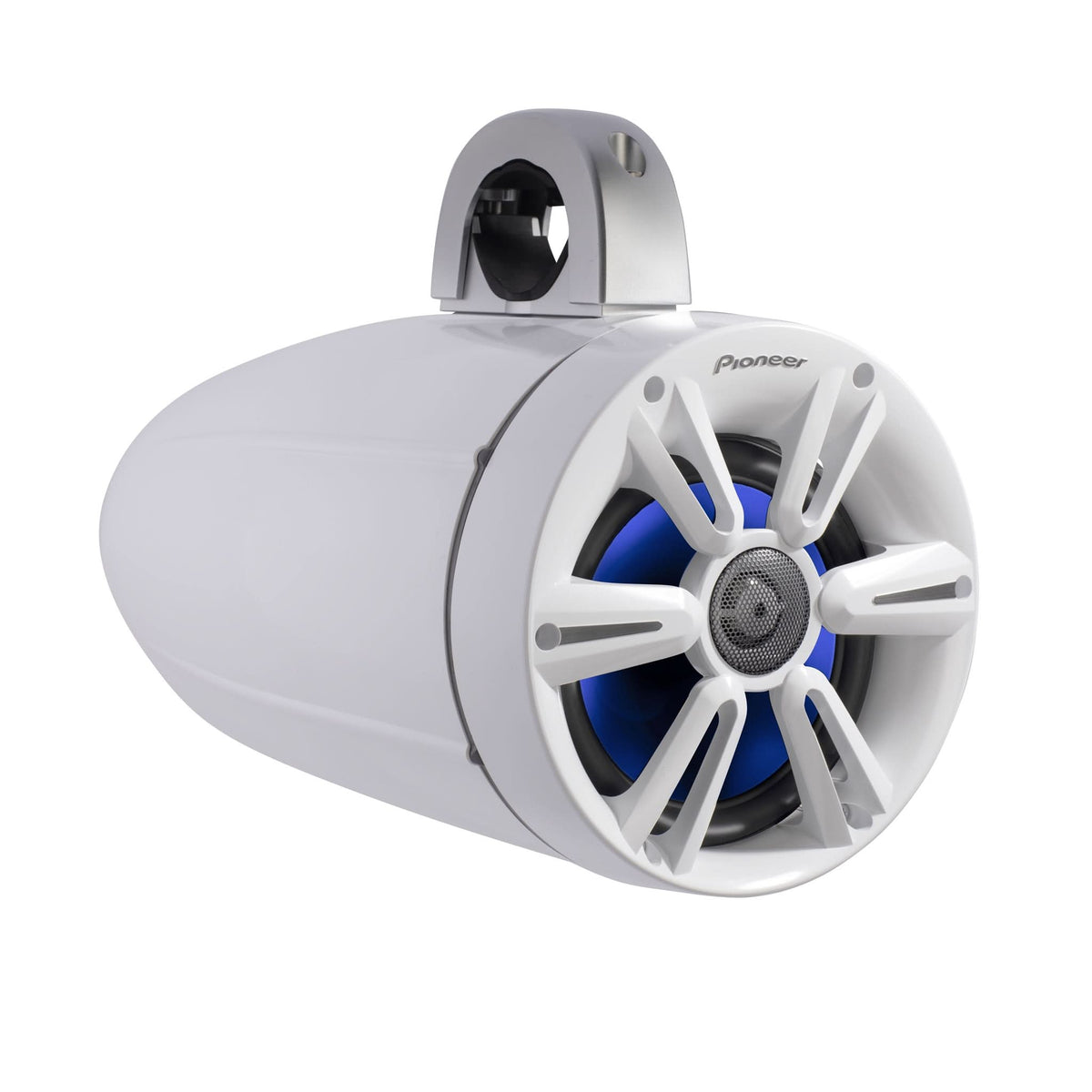 Pioneer marine speaker on a white background