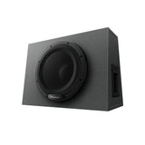 Pioneer subwoofer on a white background