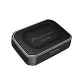 Pioneer car subwoofer on a white background