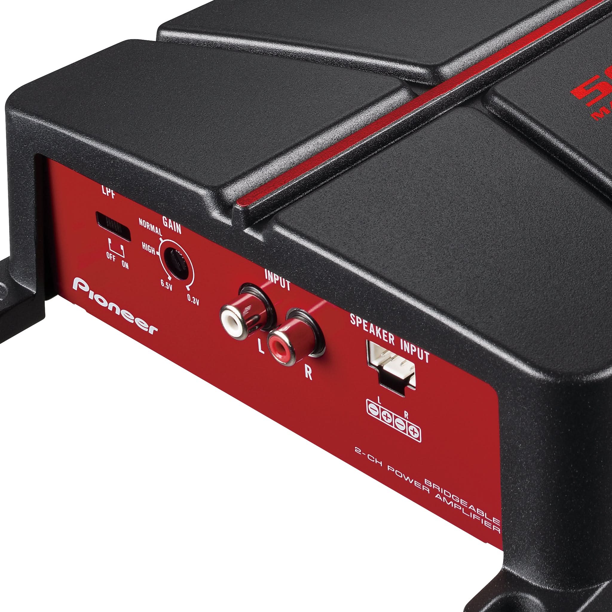 GM-A3702 2-Channel Bridgeable Car Amp For Front Speakers & Subs