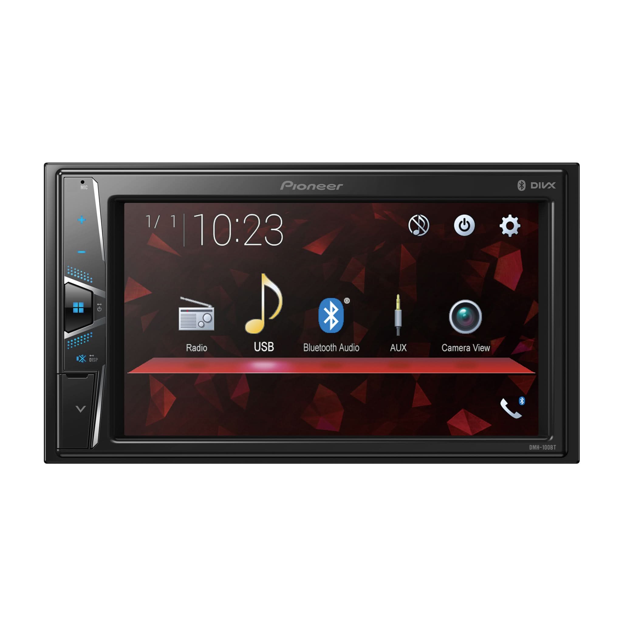 FH-S520BT Double-DIN CD Car Stereo Receiver with Bluetooth