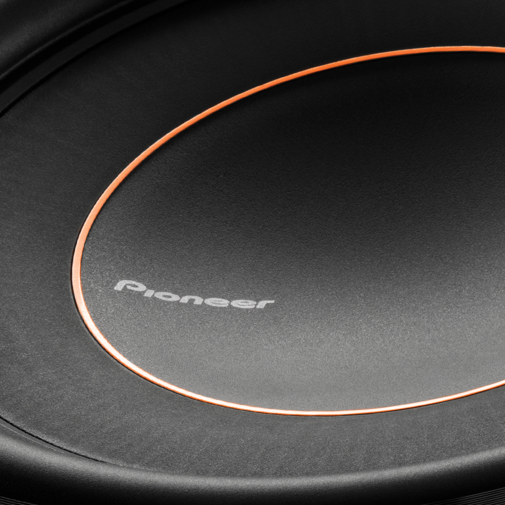 close up of subwoofer