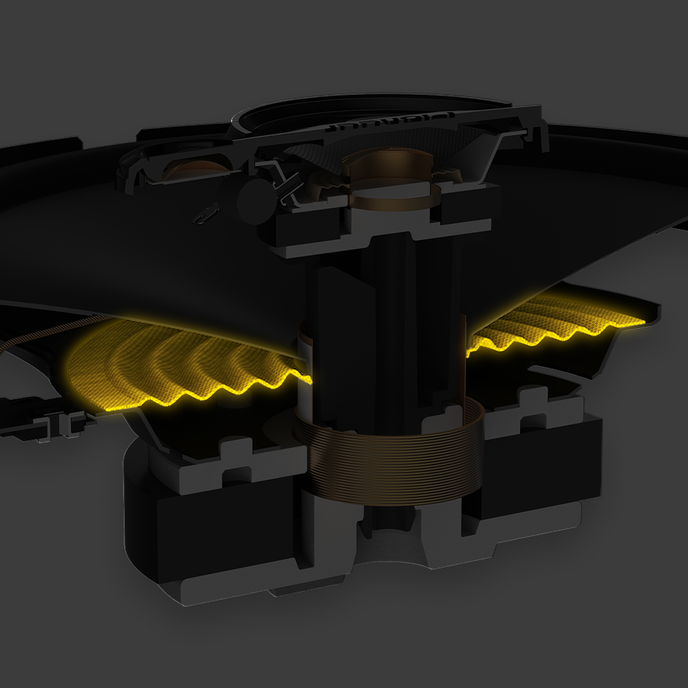 inside shot of a speaker