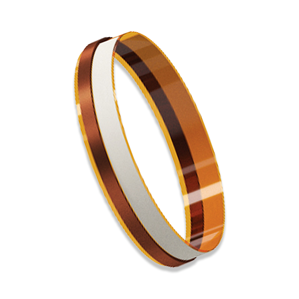 close up of copper coil