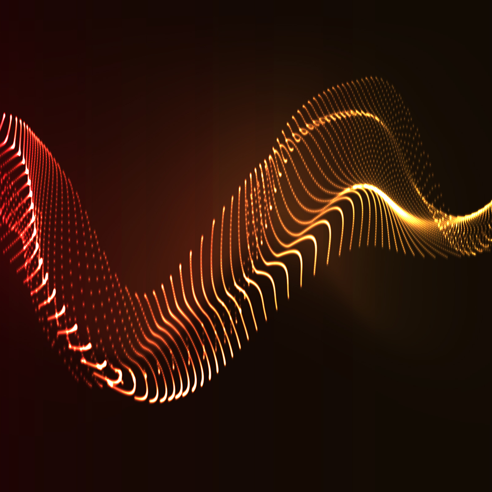 abstract image on black background