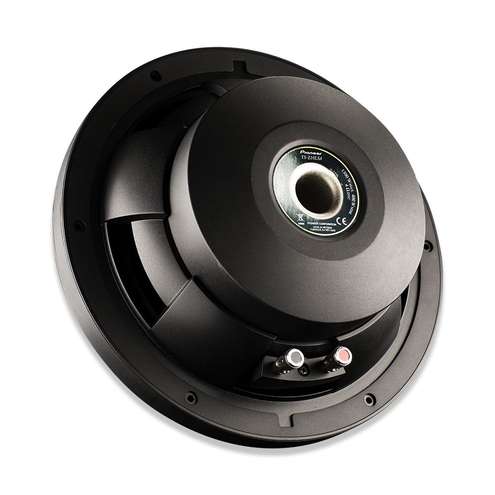 back side of subwoofer