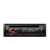 Pioneer car multimedia receiver on a white background