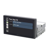 Pioneer car multimedia player with touchscreen display on a white background