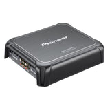 Pioneer car audio amplifier on a white background