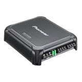 Pioneer car audio amplifier on a white background