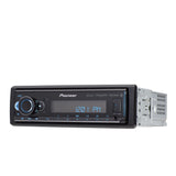 Pioneer car stereo receiver on a white background