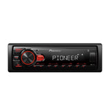 Pioneer car stereo receiver on a white background