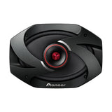 Pioneer car speaker on a white background