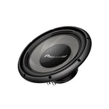 Pioneer car subwoofer on a white background