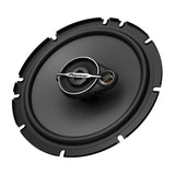 Pioneer car speaker on a white background