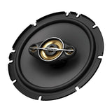 Pioneer car speaker on a white background