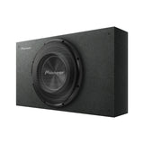 Pioneer subwoofer enclosure on a white background
