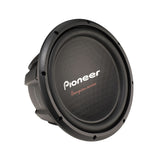 Pioneer car subwoofer on a white background