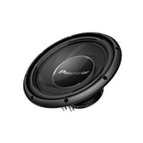 Pioneer car subwoofer on a white background