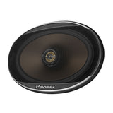 Pioneer car speaker on a white background