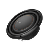 Pioneer car subwoofer on a white background