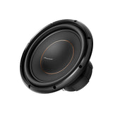 Pioneer subwoofer on a white background