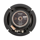 Pioneer car speaker with visible branding on a white background