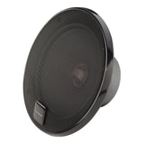 Black car speaker on a white background