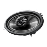 Pioneer car speaker on a white background