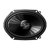 Pioneer car speaker on a white background