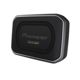 Pioneer car subwoofer on a white background