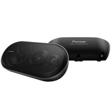 Pioneer car speakers on a white background