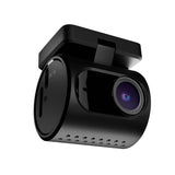 Black car dashboard camera on a white background