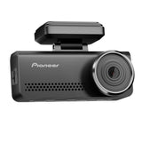 Pioneer car dashboard camera with a black casing on a white background