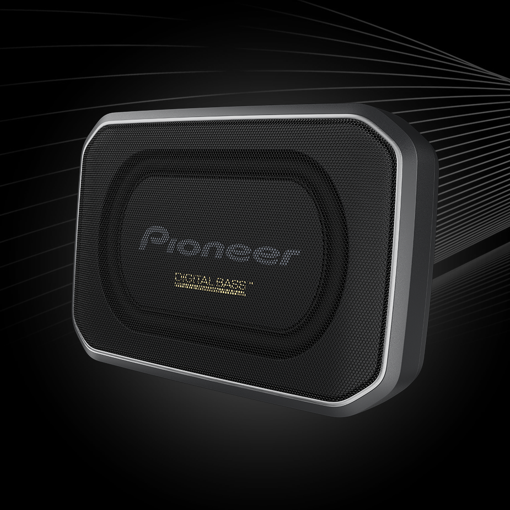 top view of powered subwoofer