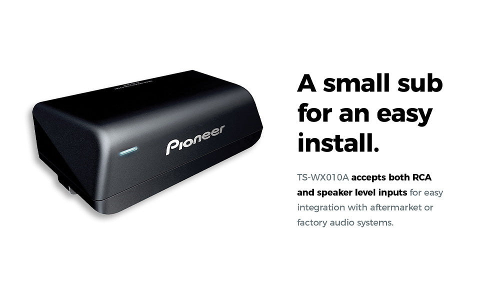 Pioneer TS-WX010A サブウーファー Amazon.co.jp: Pioneer スピーカー TS-WX010A 17cm×8cm パワード