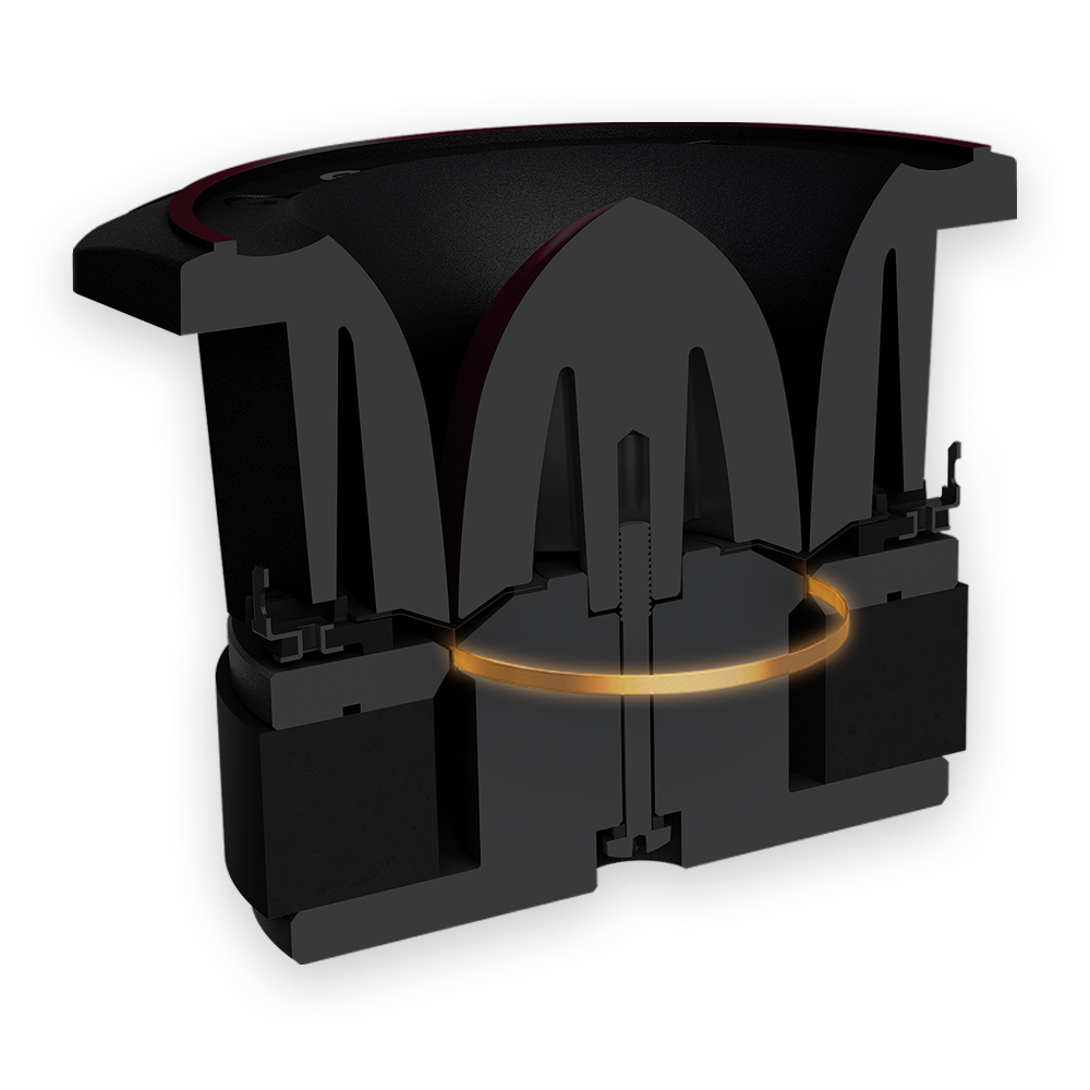 inside view of tweeter