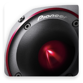 close up of bullet tweeter